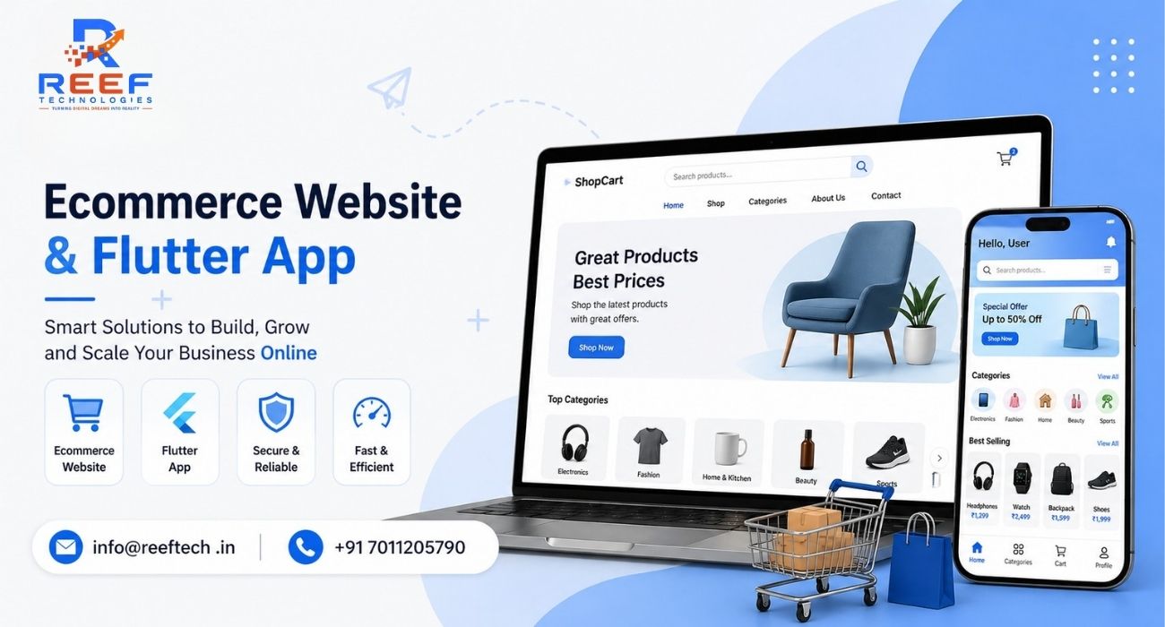 E-commerce Website and flutter App Design